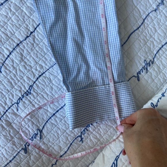 Aster Made in Italy Men's Blue Check European Size L EUC - Picture 14 of 16